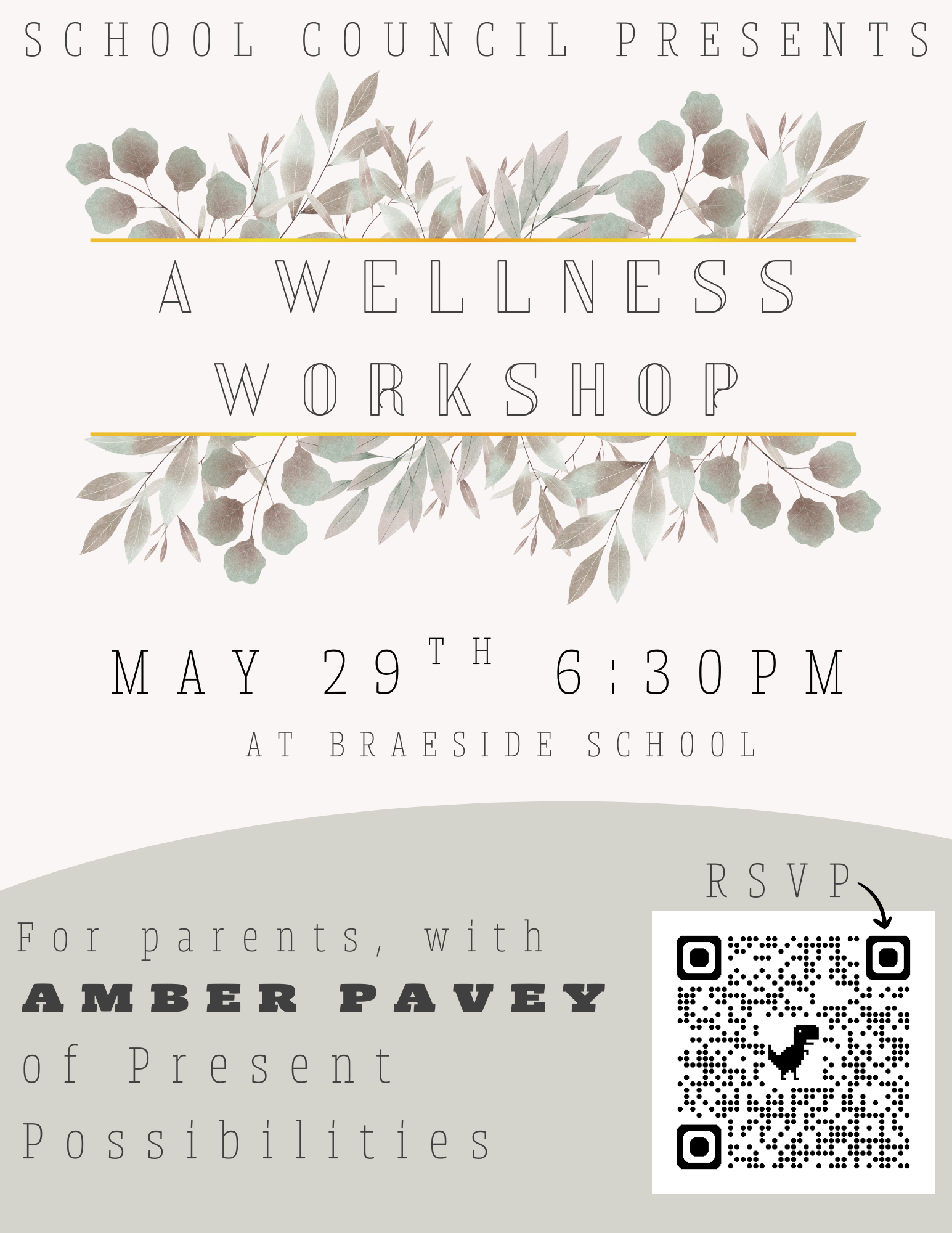 Amber Pavey Presentation Wellness Workshop