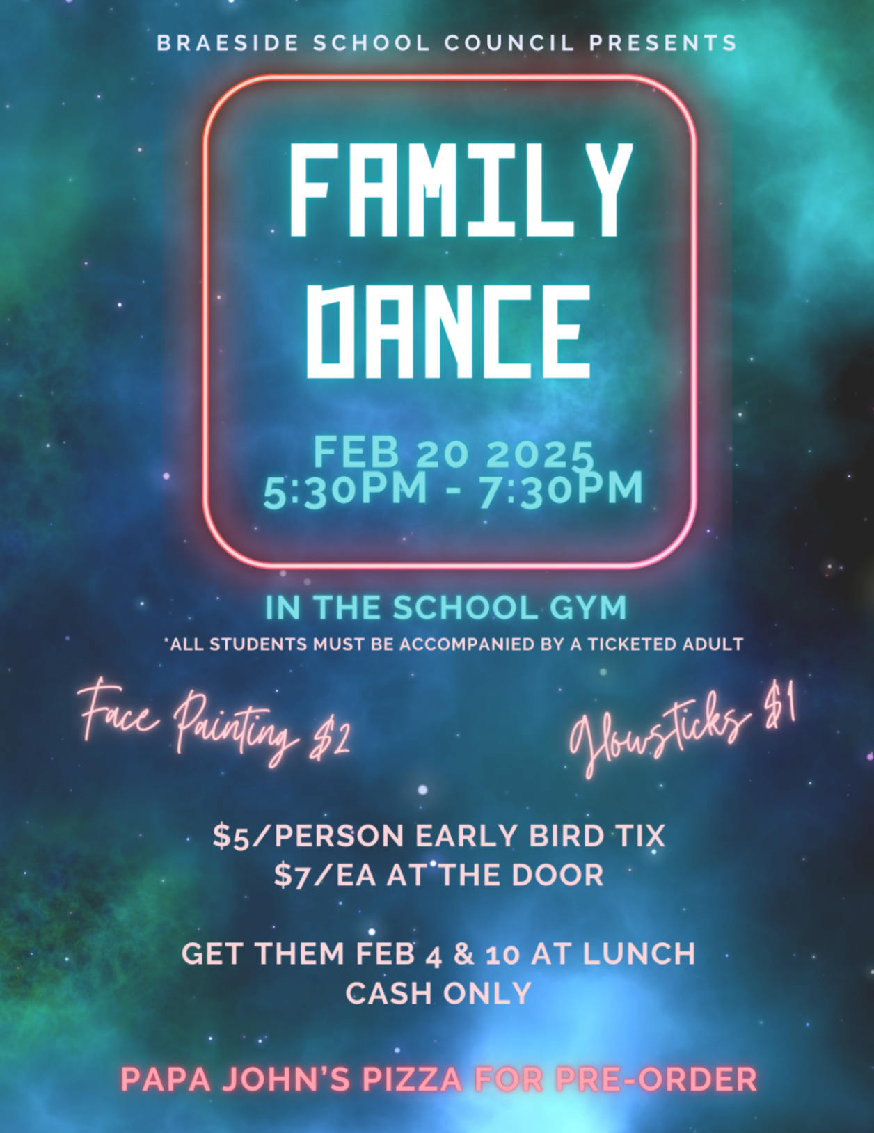 Family Dance Flyer Feb 2025